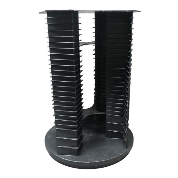 Fellowes Rotating CD Storage Tower Stand Compact Disk Music Cd's Holder 112 - Picture 1 of 9